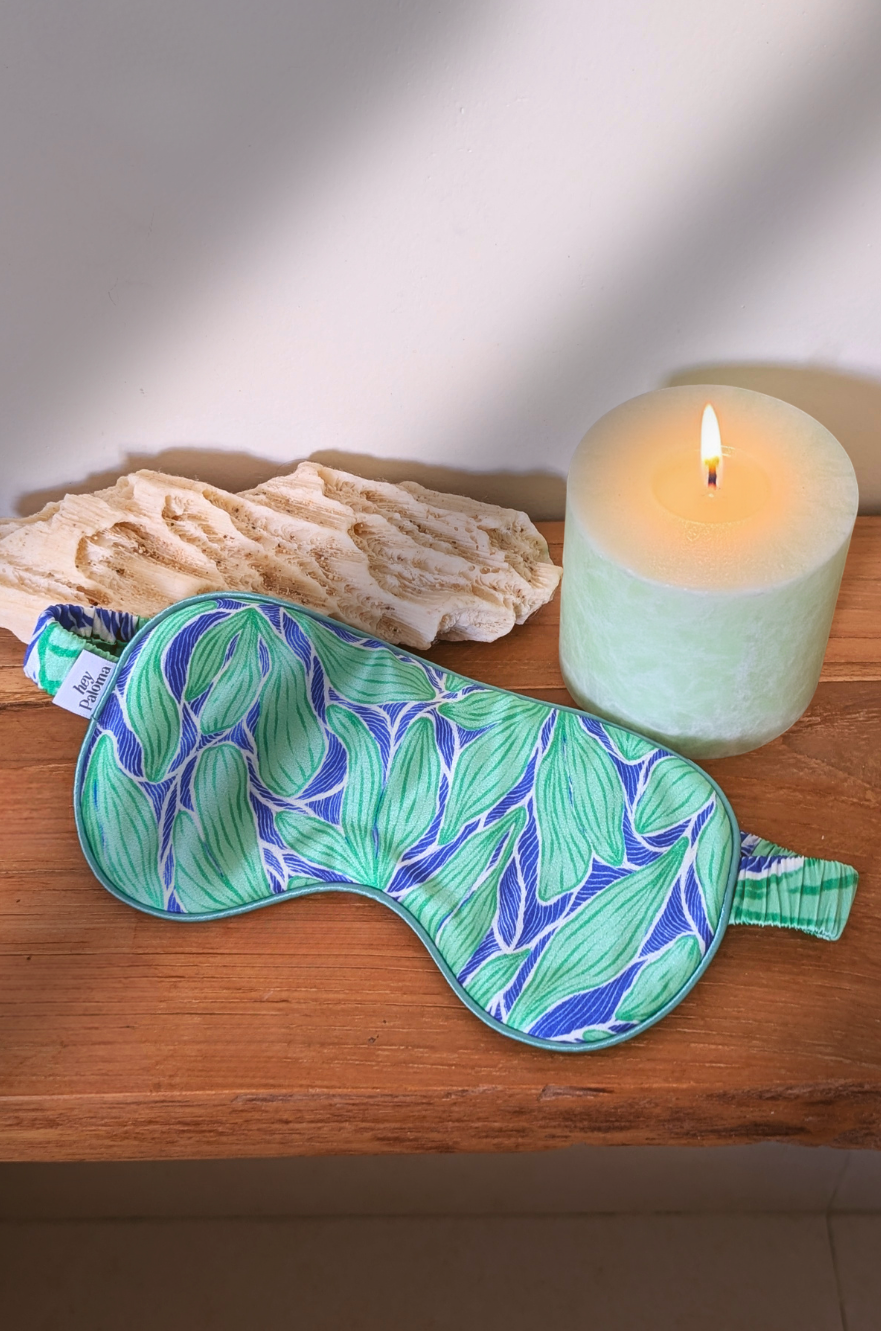 Santorini Silk Eye Mask