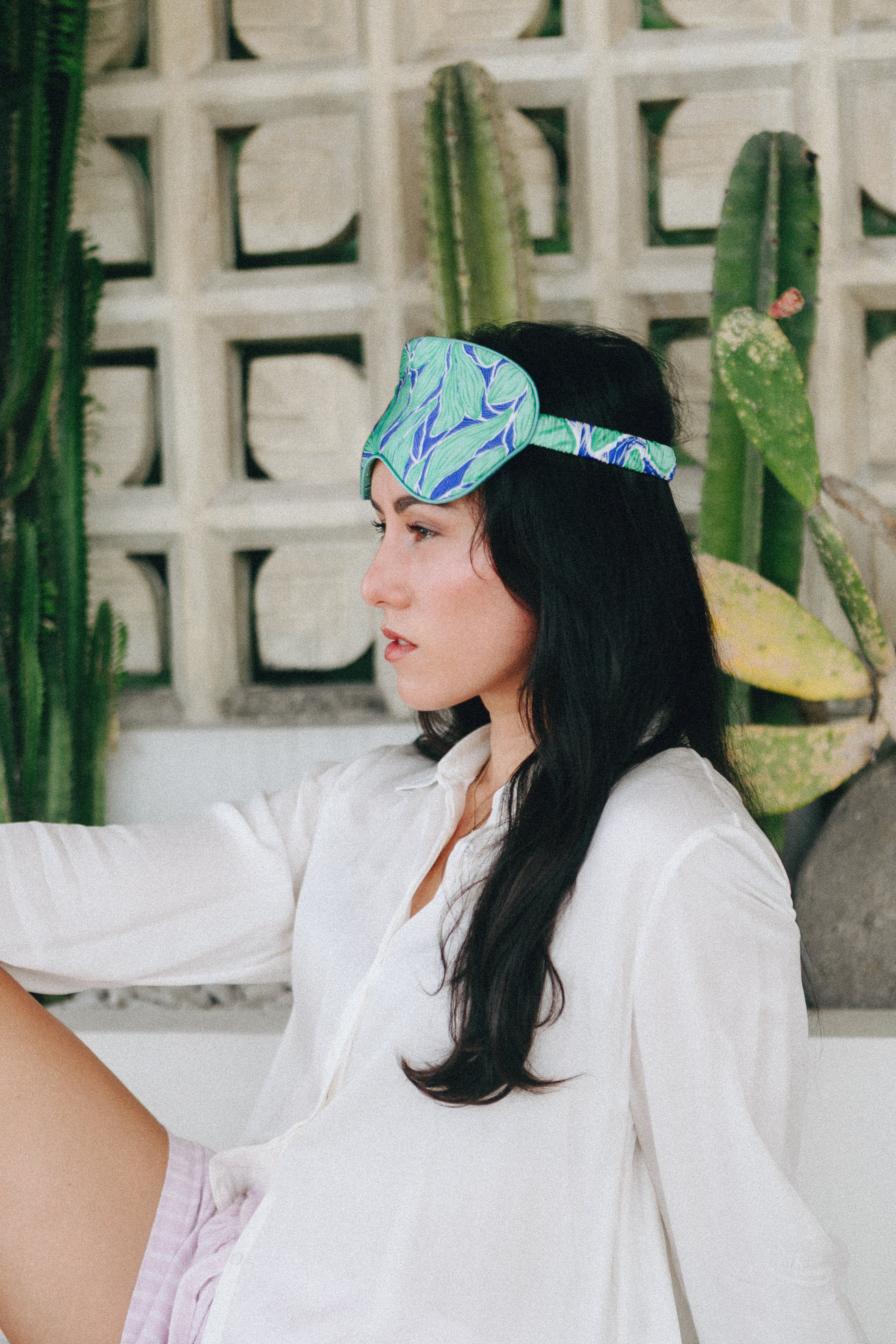 Santorini Silk Eye Mask