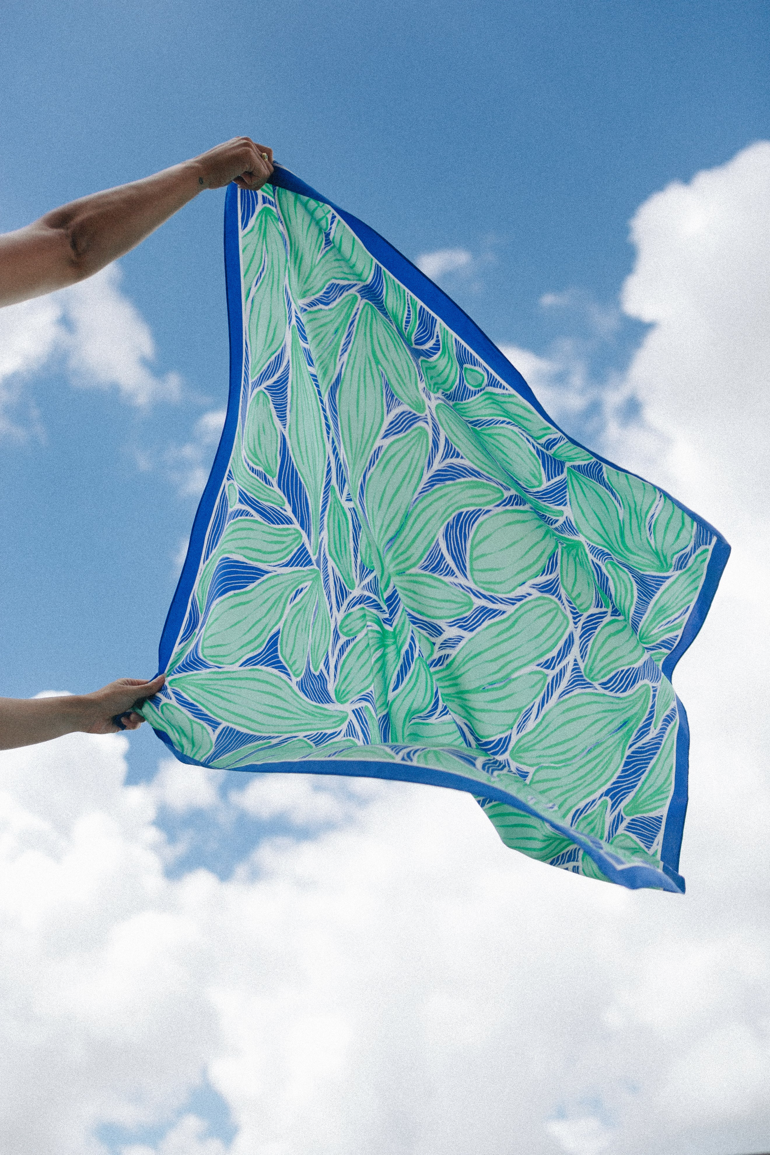 Santorini Silk Scarf