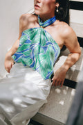 Santorini Silk Scarf